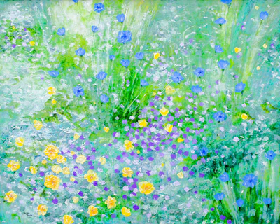 In the Meadow by artist Linda Rauch